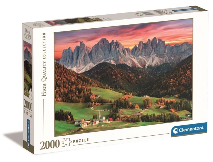 Puzzle 2000 HQ Val di Funes, Clementoni