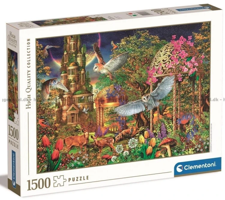 Puzzle 1500 HQ Woodland Fantasy Garden, Clementoni