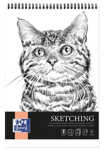 Blok artystyczny szkicownik A4/80K 90G, Oxford