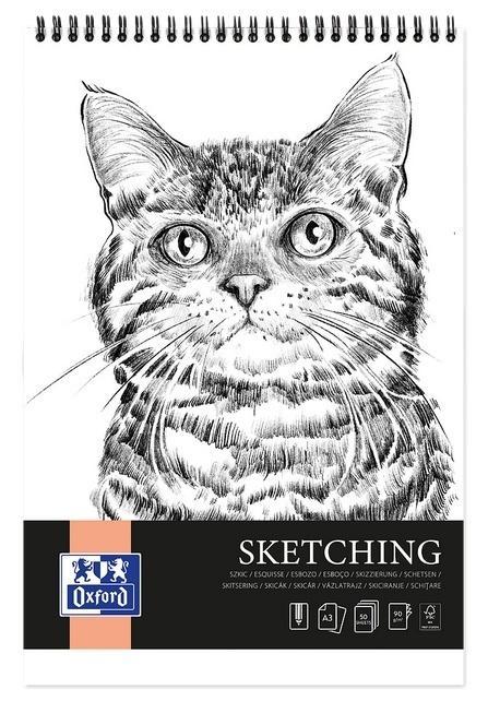 Blok artystyczny szkicownik A4/80K 90G, Oxford