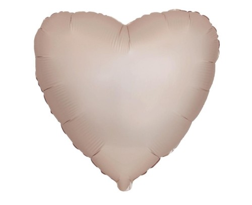 Balon foliowy Serce matowe 45,5cm