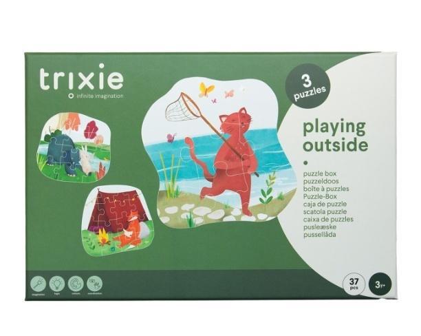 Puzzle 3w1 Zabawa na dworze, Trixie Baby