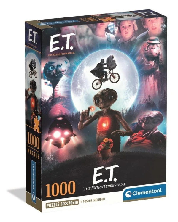 Puzzle 1000 Cult movies E.T., Clementoni