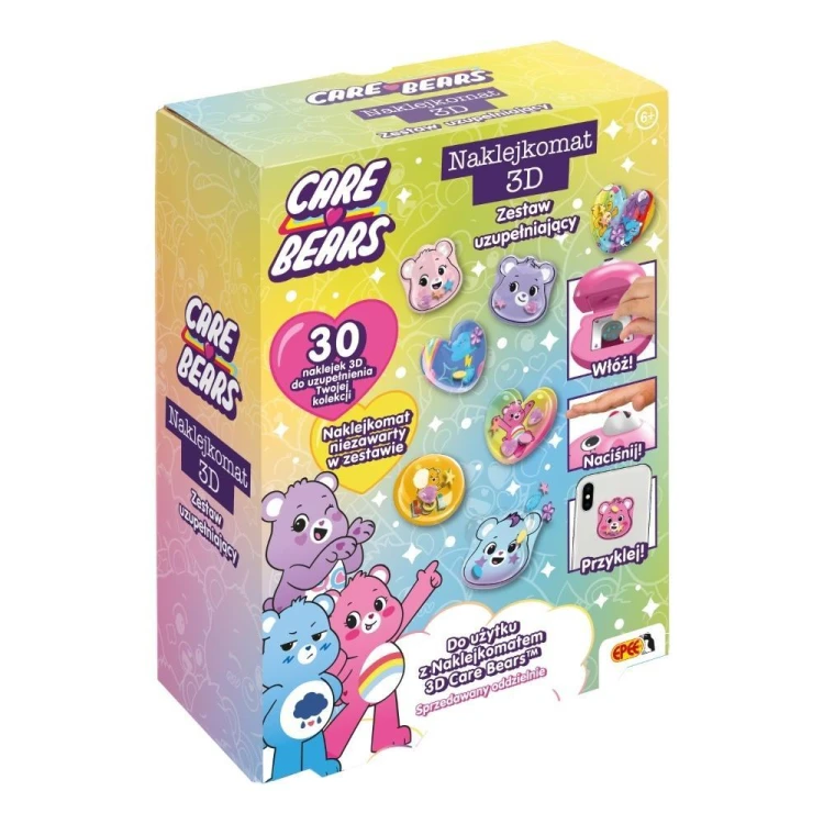 Naklejkomat 3D Care Bears - zestaw uzupełniający