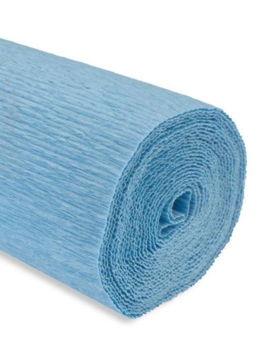 Krepina 50x250cm 180g niebieska, Alfa Pastello