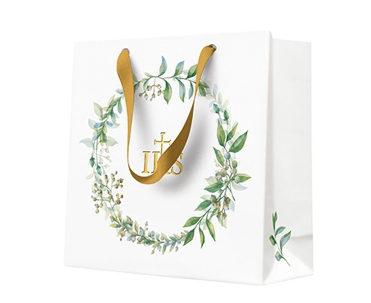 Torebka prezentowa Komunia 17x17x6cm, PAW