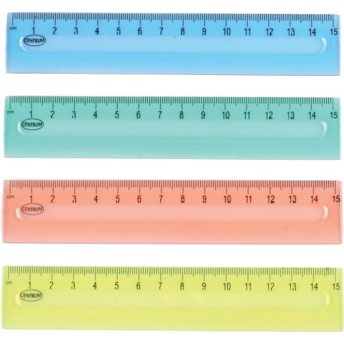 Linijka plastikowa 15cm, Centrum