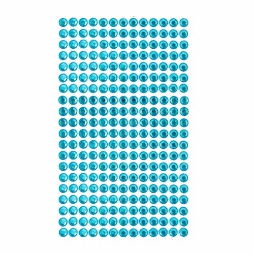 Kryształki samoprzylepne blue 6mm 260szt, Dalprint