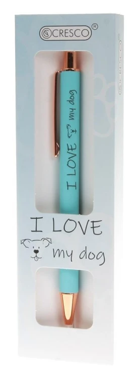 Długopis I Love My Dog w etui, Cresco