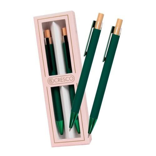 Długopis + ołówek Dyplomat zielony Gift Box