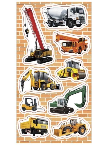Naklejki Maszyny budowlane, Ranok-Creative