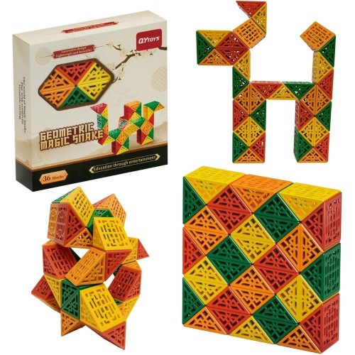 Geometryczny wąż - układanka, Askato