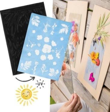 Słoneczny papier fotograficzny UV A5 12szt