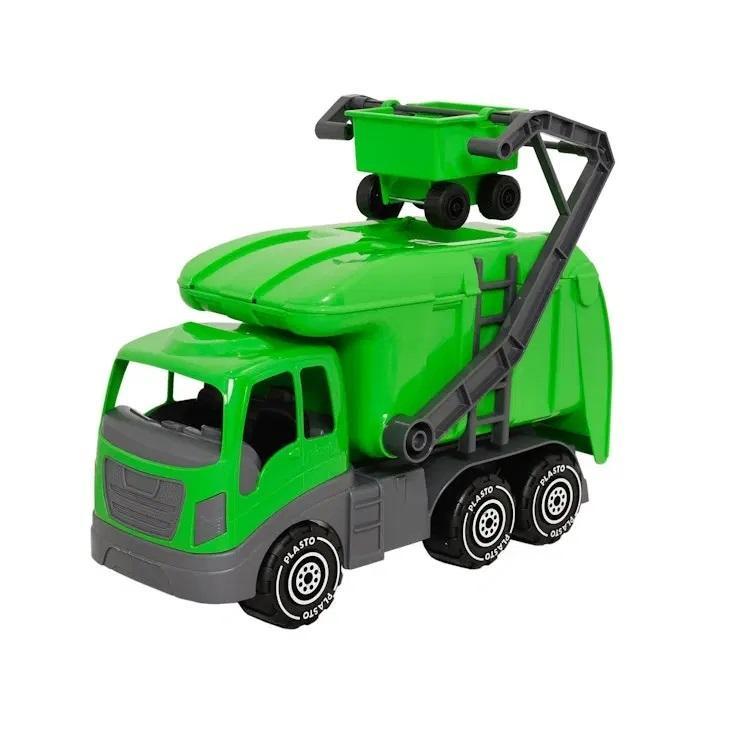 Śmieciarka 40cm zielona, Plasto