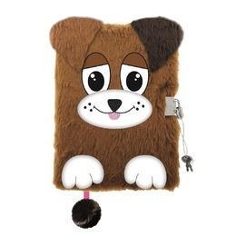 Pamiętnik A5/96K z kłódką 3D Doggie, ST-MAJEWSKI