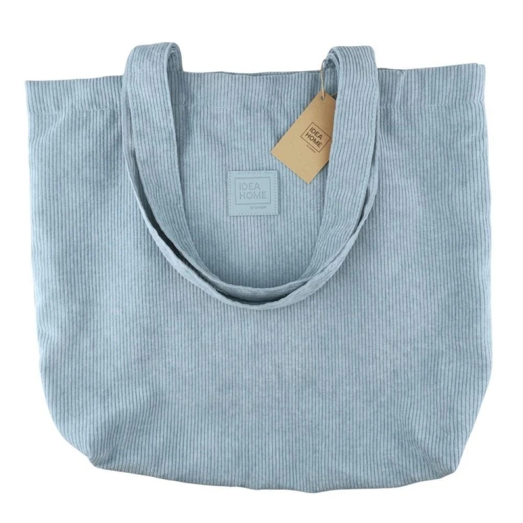 Torba sztruksowa Manhattan błękitna