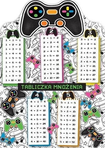 Karta tabliczka mnożenia A5 pad, Henry