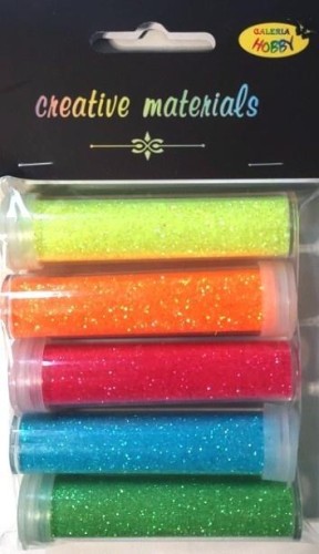 Brokat opalizujący 5 kolorów 9g, Galeria Hobby