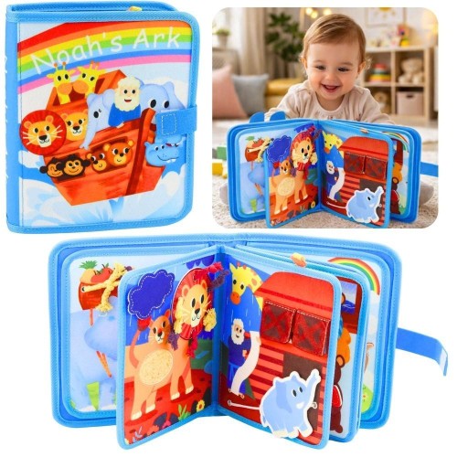 Książeczka edukacyjna sensoryczna Arka Noego