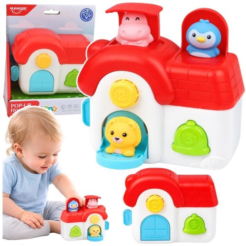 Domek interaktywny Zwierzątka, Leantoys