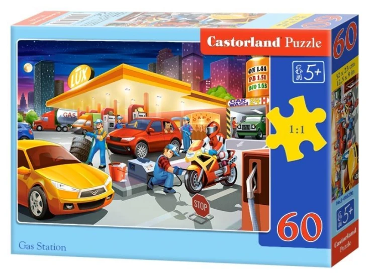 Puzzle 60 Gas Station CASTOR, Castorland