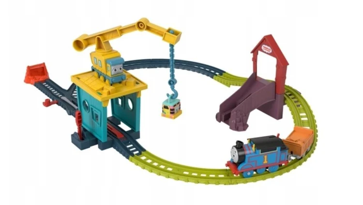 Tomek i Przyjaciele. Dźwig + zestaw torów, Mattel