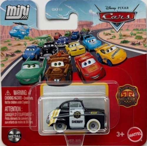 Cars Auta Mikroauto filmowych metalowych, Mattel