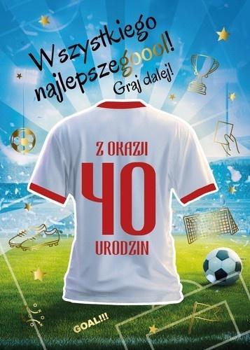 Karnet Urodziny 40