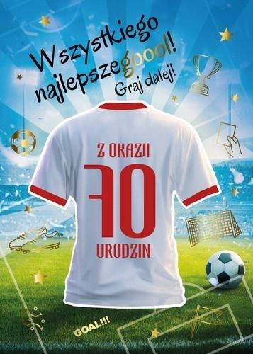 Karnet Urodziny 70