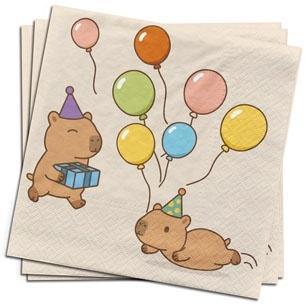 Serwetki papierowe Kapibara 20szt