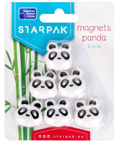 Magnes Panda 6szt, STARPAK