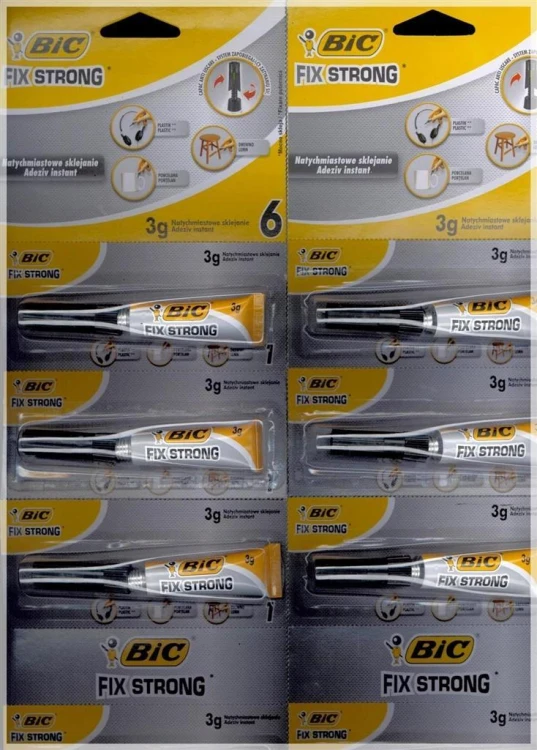 Klej Fix Strong (12szt) BIC, BIC