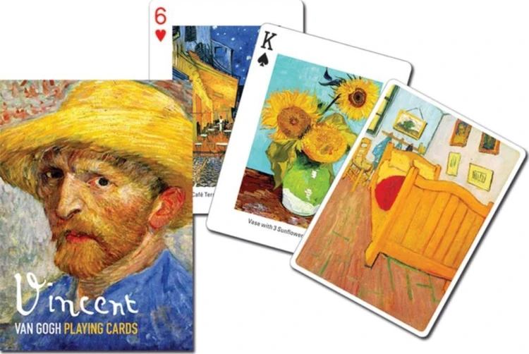 Karty pojedyncze international Van Gogh, Piatnik