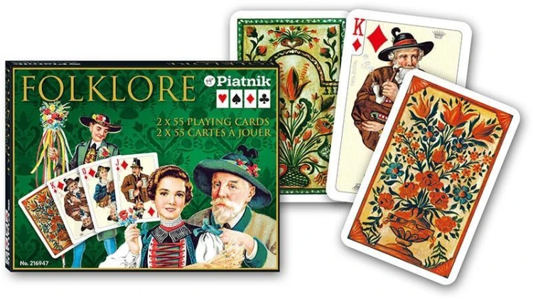 Karty lux Folklor PIATNIK, Piatnik