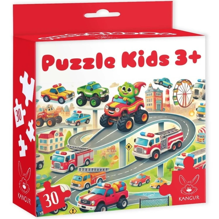 Puzzle 30 Kids Auta 3+, Kangur