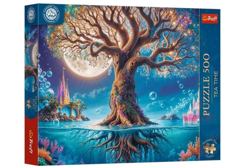 Puzzle 500 Tea Time: Magiczne drzewo TREFL, Trefl