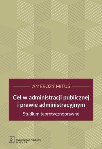 Cel w administracji publicznej i prawie...