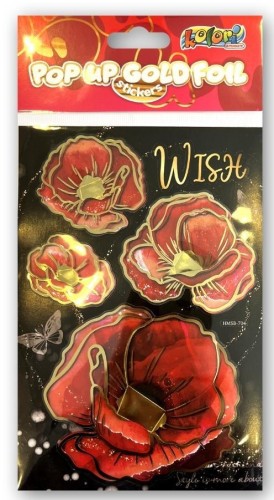 Naklejki foliowe Gold Poppies PENMATE, Penmate