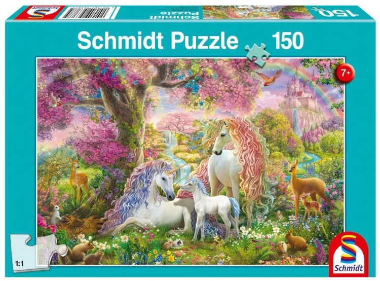 Puzzle 150 Rodzina jednorożców G3, Schmidt