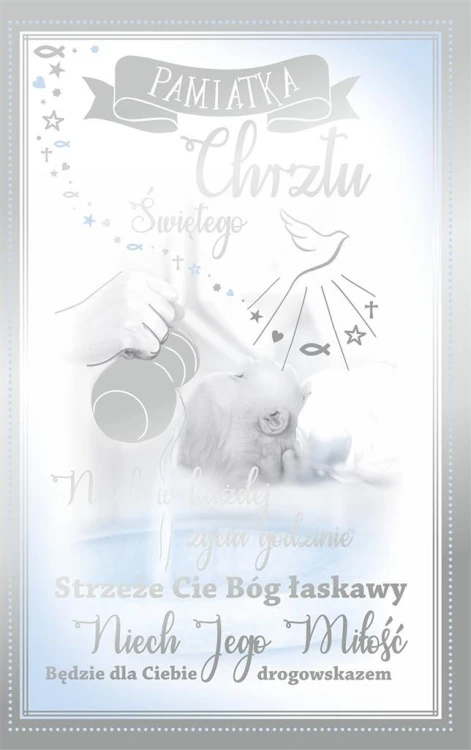 Kartka okolicznościowa Chrzest CH04