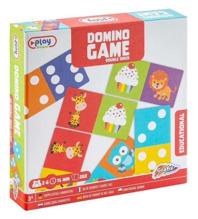 Gra - Domino dwustronne 28 kart, Grafix