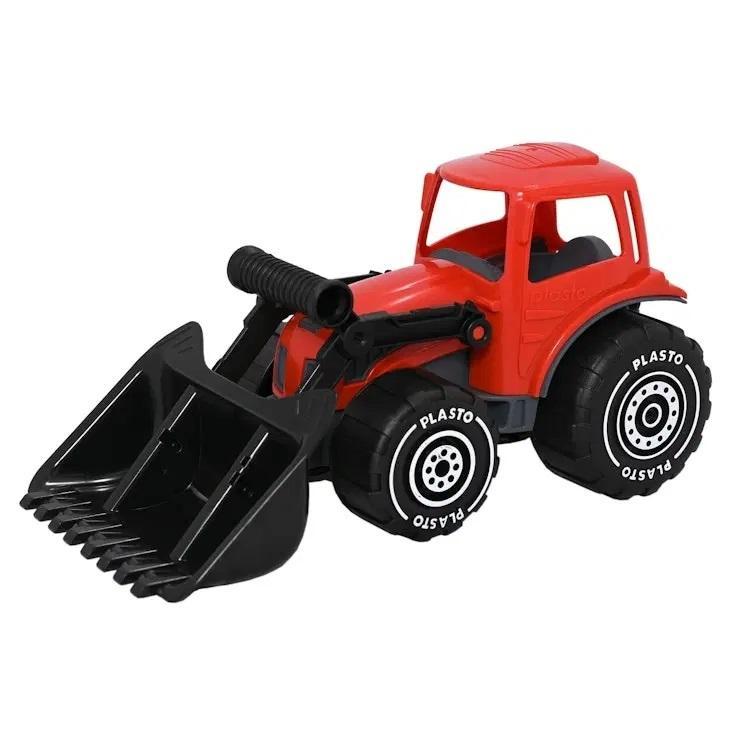 Koparka 32cm czerwona, Plasto