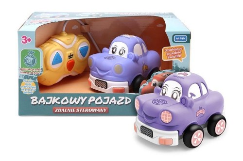Bajkowy pojazd zdalnie sterowany fioletowy, Artyk