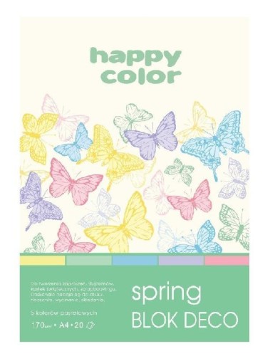Blok A5/20K Deco Spring 170g HAPPY COLOR, GDD