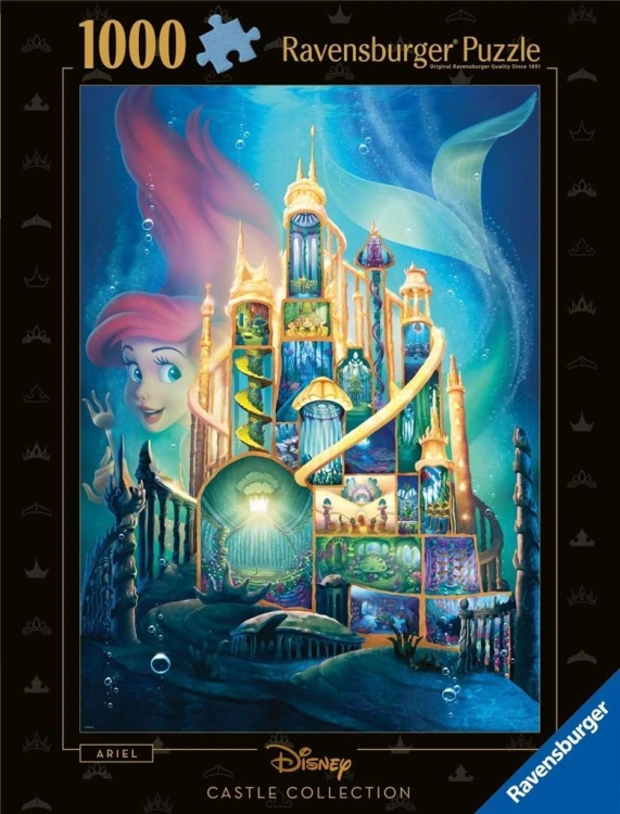 Puzzle 1000 Disney kolekcja Arielka, Ravensburger
