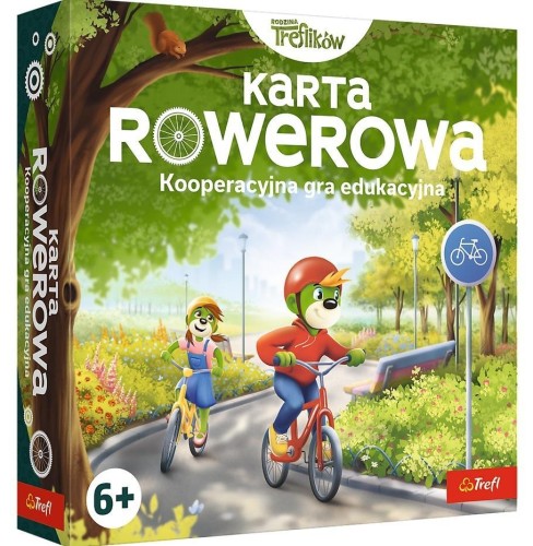 Gra Karta rowerowa TREFL, Trefl