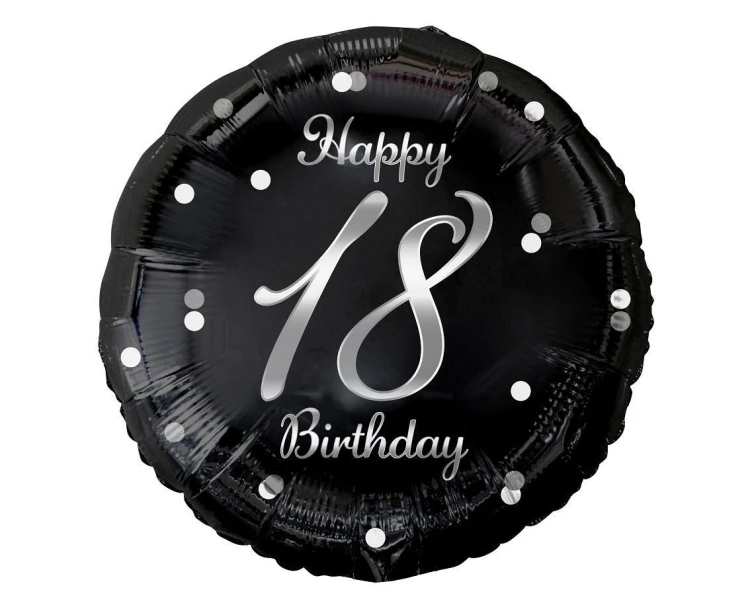 Balon foliowy B&C Happy 18 Birthday 45cm