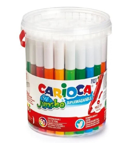 Pisaki Jumbo 50 kolorów CARIOCA, Carioca