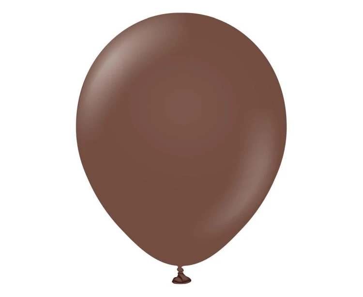 Balony standard czekoladowy brąz 30cm 100szt