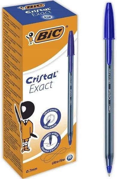 Długopis Cristal Exact niebieski (20szt), BIC